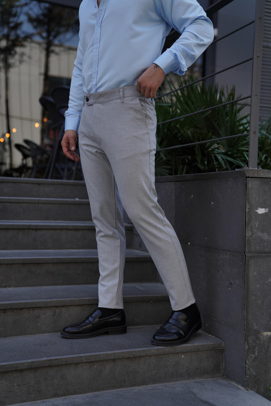 KUMAŞ PANTOLONAçıkgri Kumaş Pantolon Slim Fit PLT 011