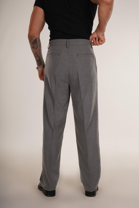 KUMAŞ PANTOLONFüme Bel Düğmeli Regular Fit Kumaş Pantolon 8418