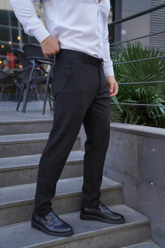 KUMAŞ PANTOLONSiyah Kumaş Pantolon Slim Fit PLT 011