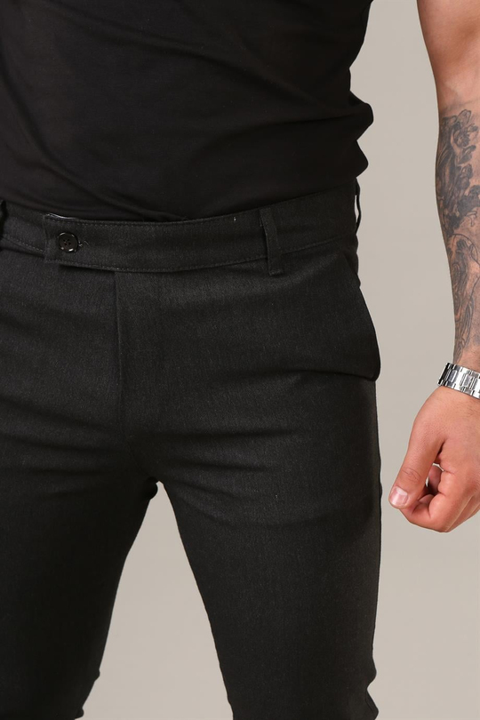 KUMAŞ PANTOLONSiyah Slim Fit Kumaş Pantolon ZM