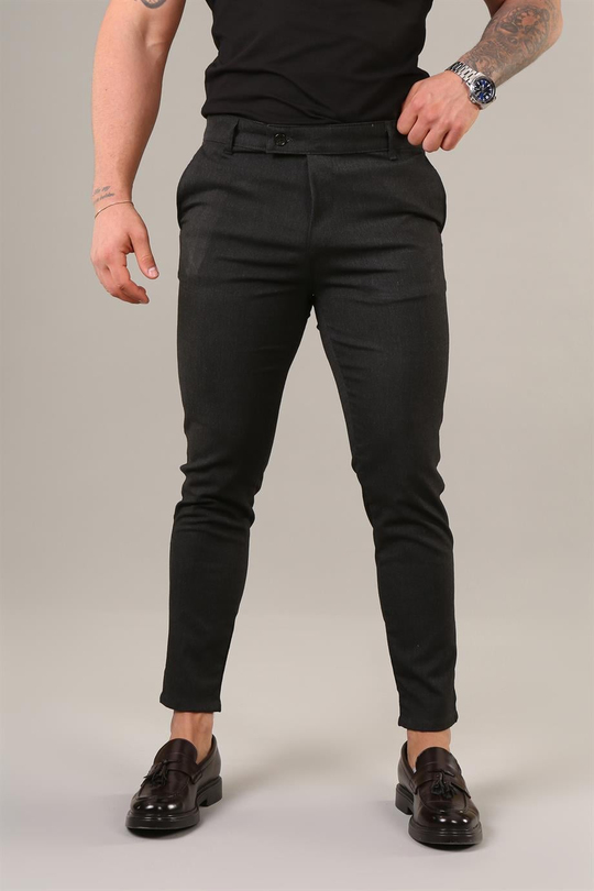 KUMAŞ PANTOLONSiyah Slim Fit Kumaş Pantolon ZM