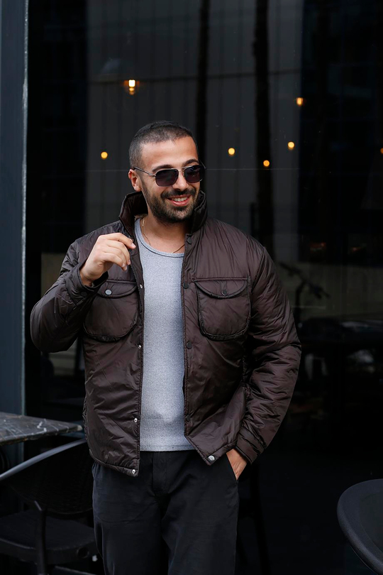MONT & CEKETKahve Ön Göğüs Cepli Basic A Kalite Mont SNZ