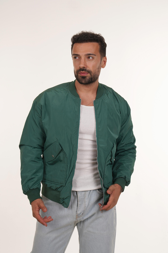 MONT & CEKETNefti Cep Kapaklı Bomber Ceket PNC 5012