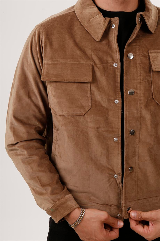 MONT & CEKETTaba Özel Nubuk Kumaş Regular Fit Ceket VMS- 21614