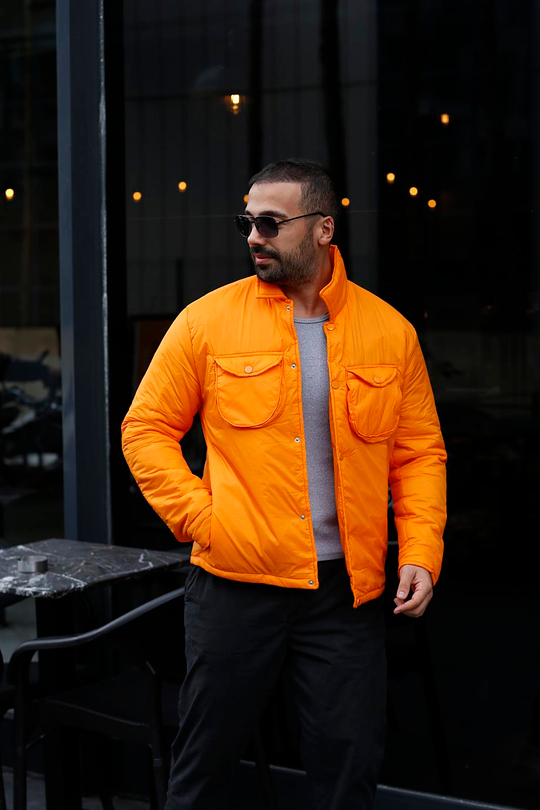 MONT & CEKETTuruncu Ön Göğüs Cepli Basic A Kalite Mont SNZ