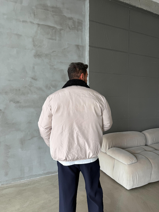 MONTBej Yaka Kürklü Şişme Mont SNZ M6324