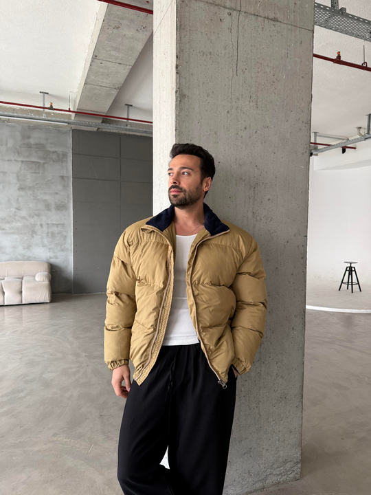 MONTCamel Şişme Boyun Kadife Mont LNS 639