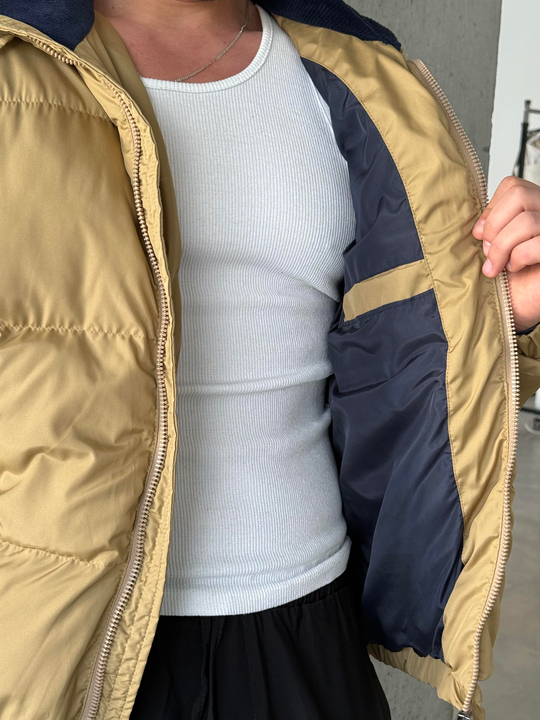 MONTCamel Şişme Boyun Kadife Mont LNS 639