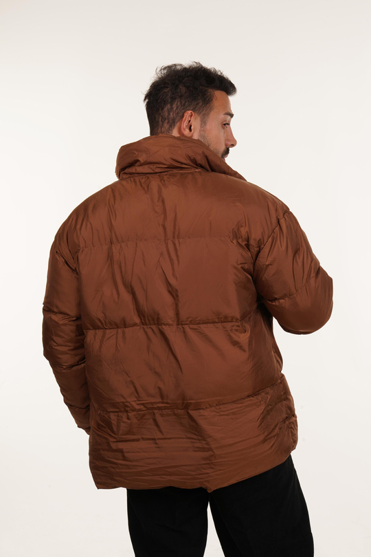 MONTKahve Dik Yaka Şişme Mont PNC 5004