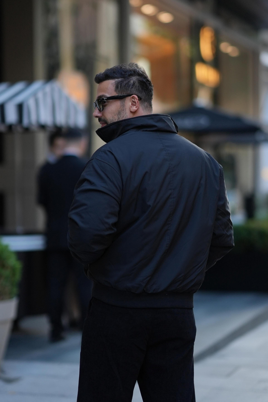 MONTSiyah Rahat Bomber Ceket SNZ M6311