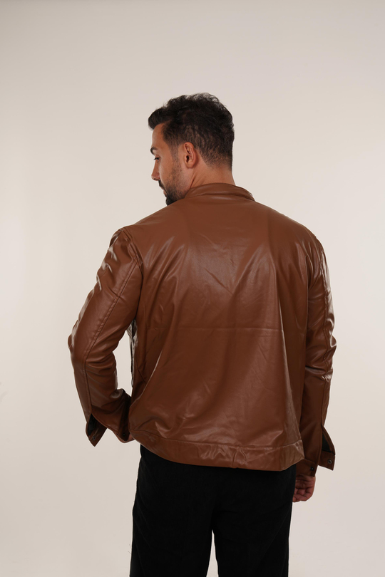 Taba Robalı Deri Mont PNC 5065