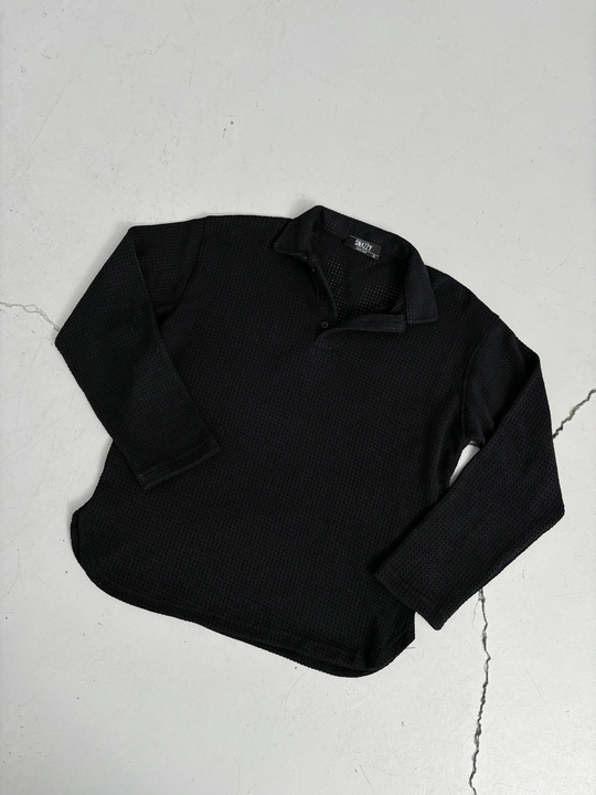 POLO YAKASiyah Polo Yaka Patlı Triko SNZ M8414