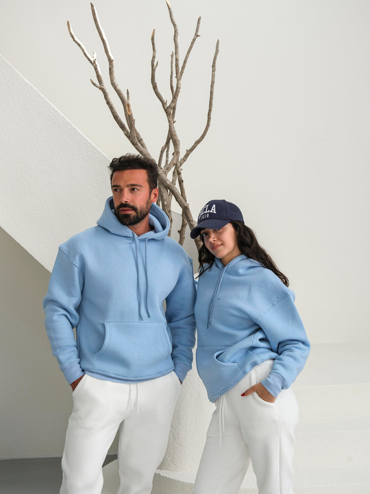 SweatBebemavi 3 İplik Oversize Compak Kapüşonlu SC