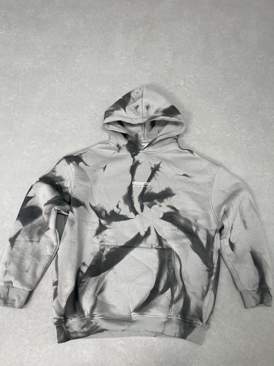 SweatFüme 3 İplik Presented Yazılı Yıkalamalı Kapşonlu Sweat VMS V1029