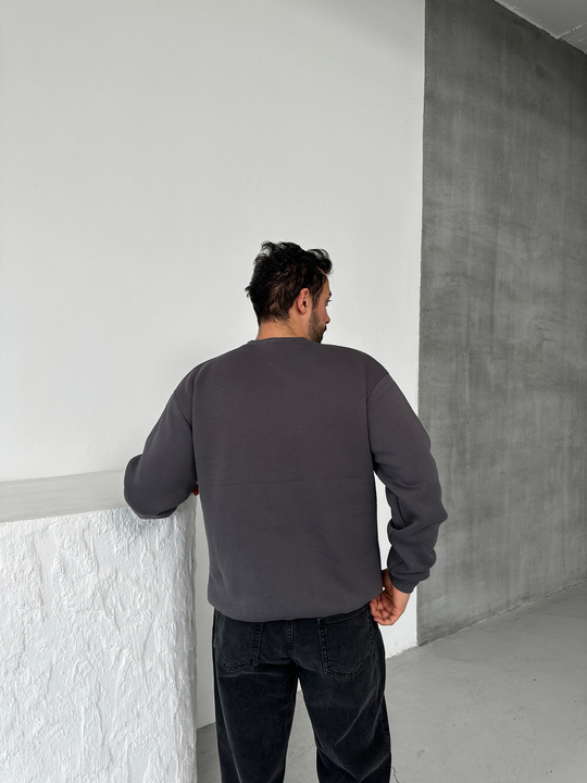 SweatFüme Never Baskılı Sweat M8403