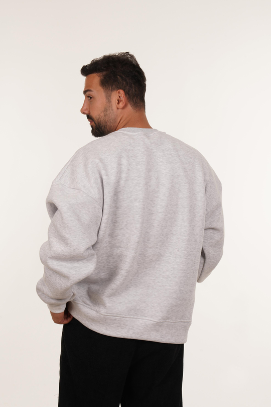 SweatKarmelanj 3 iplik Oversize Bisiklet Yaka SC
