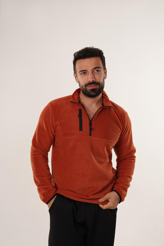 SweatKiremit Göğüs Cepli Polar
