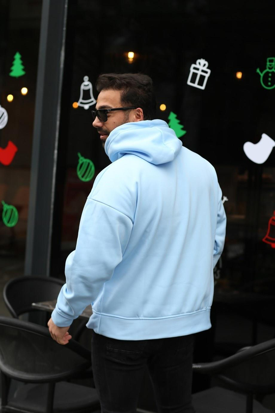 SWEATSHİRTBebemavi 3 İplik Oversize Kapşonlu Hoodie GK799