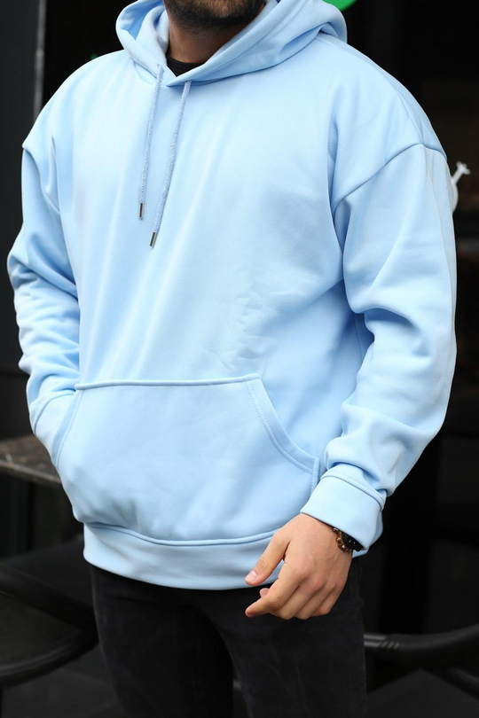SWEATSHİRTBebemavi 3 İplik Oversize Kapşonlu Hoodie GK799