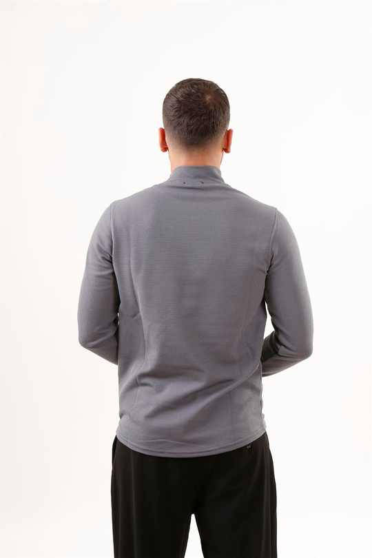 SWEATSHİRTFüme BUTTERFLY Nakışlı Yarım Boğazlı 3 İplik Şardonlu Sweatshirt MSS
