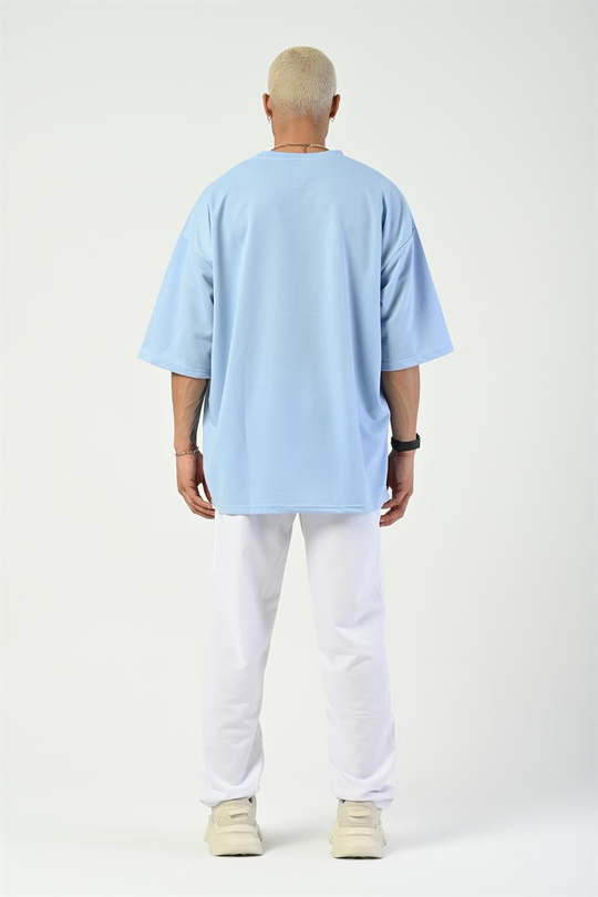 T-SHİRTBebemavi 2 İplik Double Kalıp Oversize T-SHIRT GRK