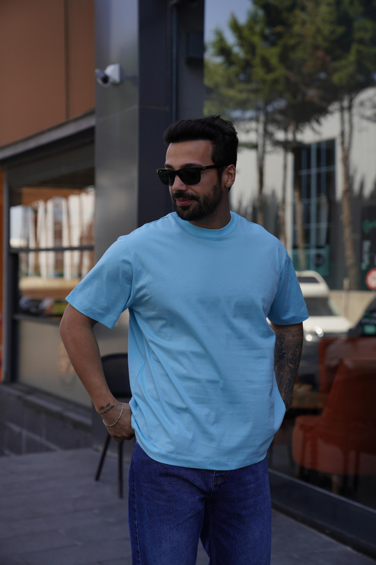 T-SHİRTBebemavi Compak Düz Oversize T-Shirt SNZ