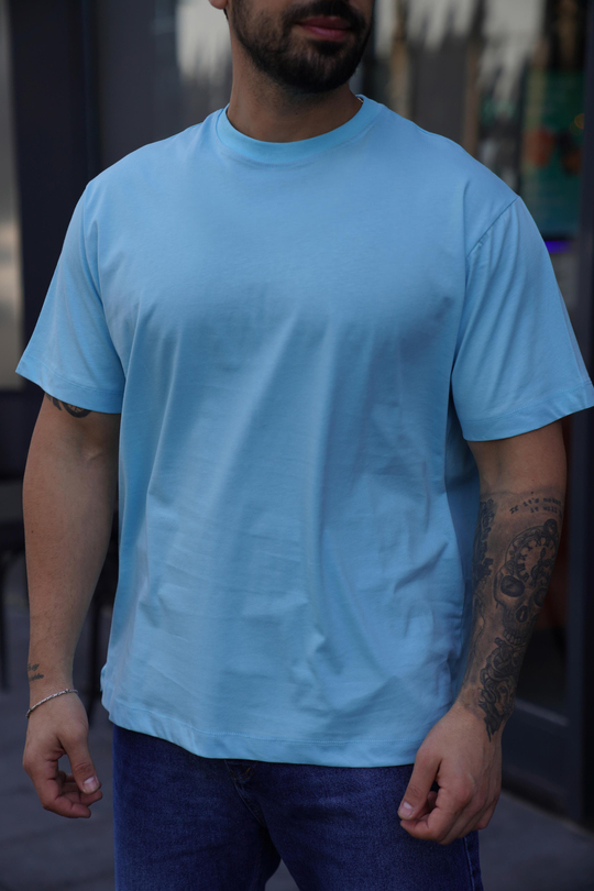 T-SHİRTBebemavi Compak Düz Oversize T-Shirt SNZ