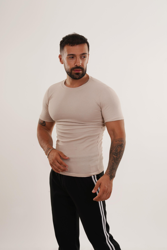 T-SHİRTBej Kaşkorse T-SHİRT FİYAT PERFORMANS ÜRÜNÜ
