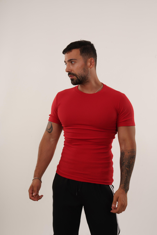 T-SHİRTKırmızı Kaşkorse T-SHİRT FİYAT PERFORMANS ÜRÜNÜ