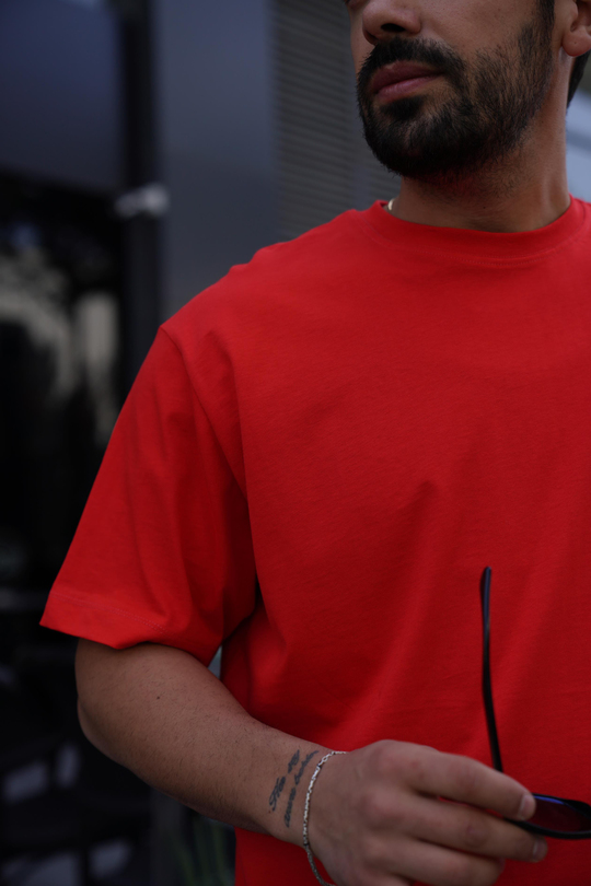 T-SHİRTNarçiçeği Compak Düz Oversize T-Shirt SNZ