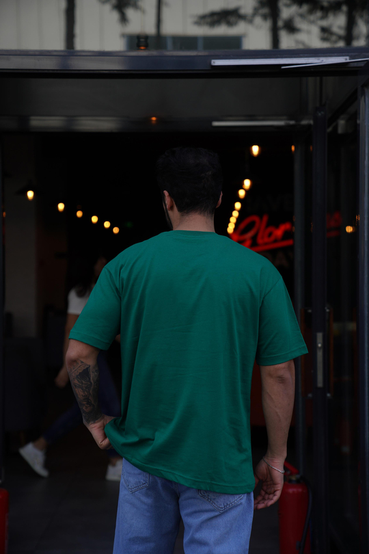 T-SHİRTNefti Compak Düz Oversize T-Shirt SNZ