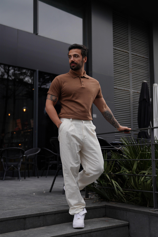 T-SHİRTTaba Polo Yaka Düz Lacos TK 1004