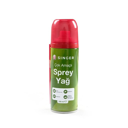 FDM Singer Çok Amaçlı Sprey Yağ | Ev Tipi Makine Yağı | 100 Ml | Çok Amaçlı Dikiş Makinası Yağı | Tüm Ev Tİpi Makinelerde Kullanılır
