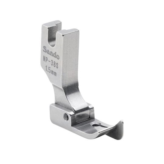 Düz Makine 1.5mm Sando Ayak | NP-38S | Tüm Marka Sanayi Tipi Düz Dikiş Makinelerinde Kullanılır.