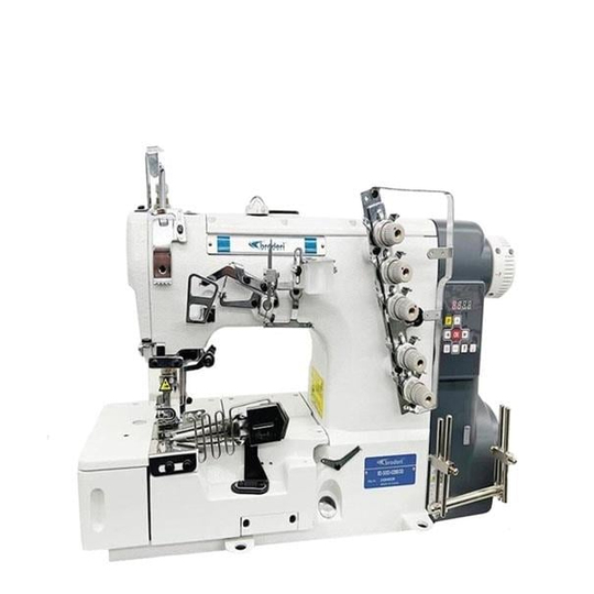 FDM Broderi BD-500D-02 Bant Reçme Makinesi, Direct Drive, İğne Pozisyonlu, Kafadan Motorlu, Tabla ve Tekerlekli Ayak