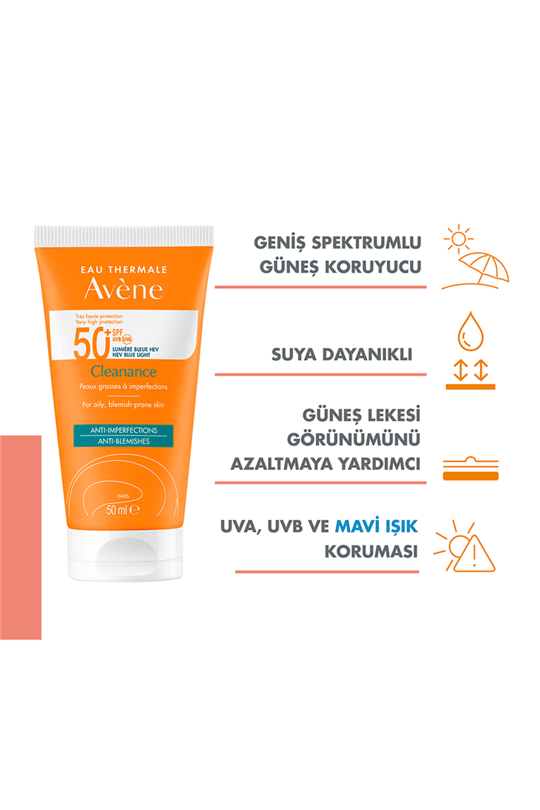 Avene Cleanance Solaire SPF 50+ 50 ml TRSB