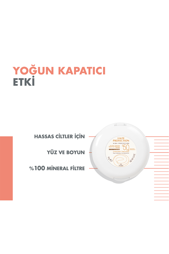 Avene SPF 50 Renkli Güneş Koruyucu Compact Krem Fondöten 10 gr