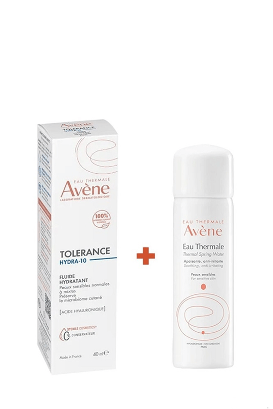 Yüz NemlendiricileriAveneAvene Tolerance Hydra 10 Fluid 40 ml + Termal Su 50 ml HEDİYE
