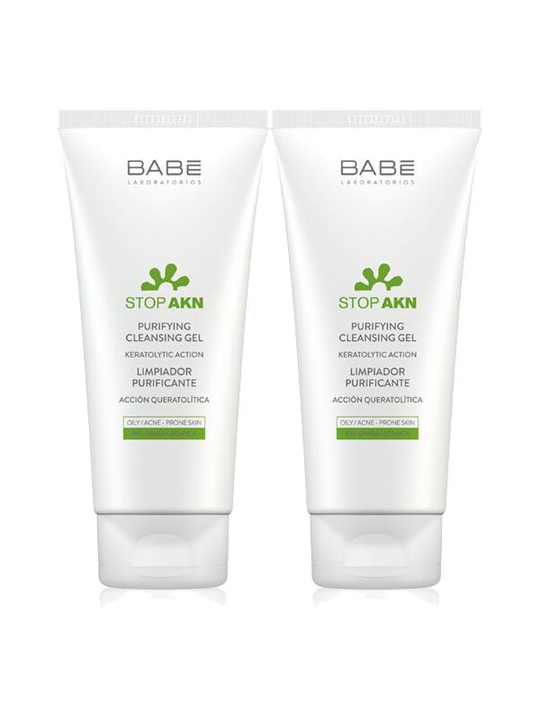 Yüz TemizleyicileriBabeBabe Stop AKN Purıfying Cleansing Gel 200ml 2 Adet