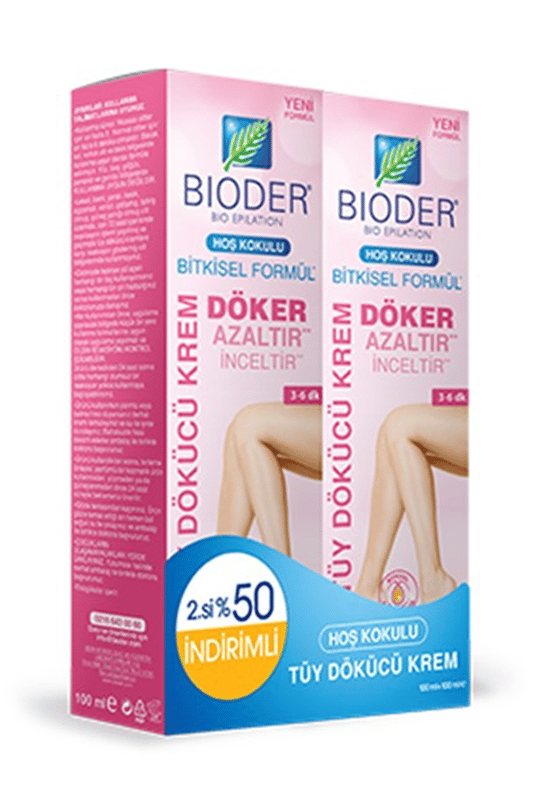 Продукти за намаляване на косатаBioderBioder Normal Ciltler İçin Tüy Dökücü Krem 2x100ml