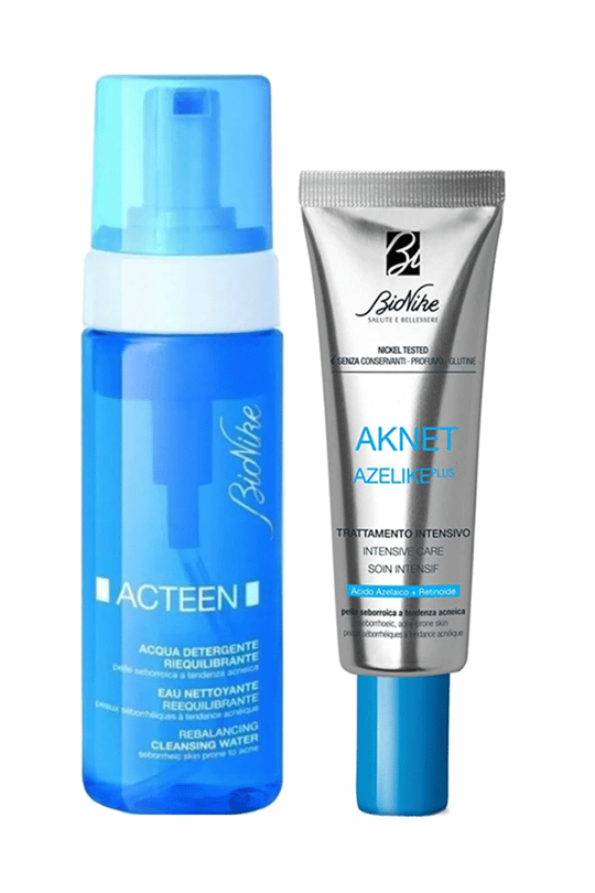 Bionike Aknet Azelike Plus 30 Ml   + Bionike Acteen Rebalancing Cleansing Water 150 Ml Paketi | KozmovitalYüz BakımıBioNikeBionike Aknet Azelike Plus 30 Ml   + Bionike Acteen Rebalancing Cleansing Water 150 Ml Paketi
