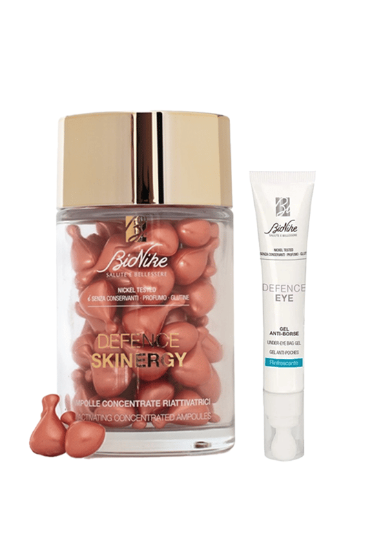 Bionike Defence Gözaltı Torbalarına Karşı Bakım Jeli 15ml  + Bionike Defence Skinergy Reactivating Concentrated 60 Ampul | KozmovitalYüz BakımıBioNikeBionike Defence Gözaltı Torbalarına Karşı Bakım Jeli 15ml  + Bionike Defence Skinergy Reactivating Concentrated 60 Ampul