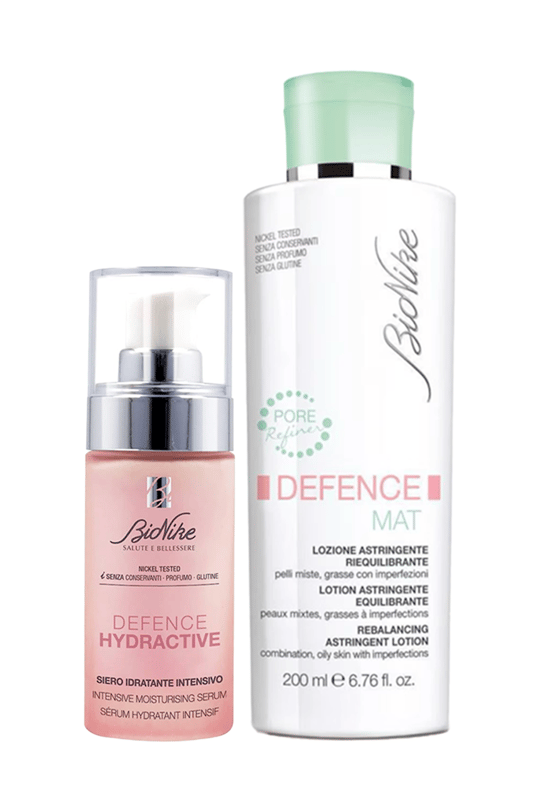 Bionike Defence Hydractive Intensive Moisturising Serum 30 Ml  + Bionike Defence Mat Rebalancing Astringent Lotion 200ml Paketi | KozmovitalYüz BakımıBioNikeBionike Defence Hydractive Intensive Moisturising Serum 30 Ml  + Bionike Defence Mat Rebalancing Astringent Lotion 200ml Paketi