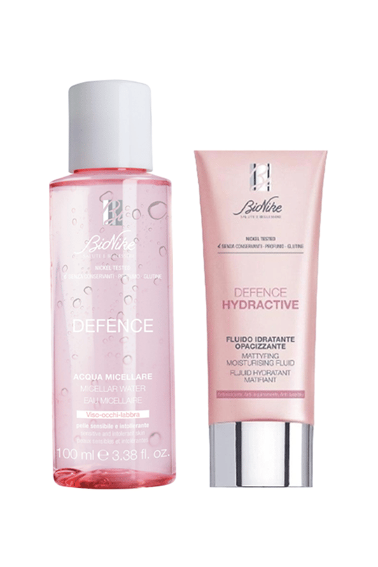 Грижа за лицетоBioNikeBionike Hydractive Mattifynig Moisturising Fluid 40 Ml  + Bionike Defence Micellar Water 100 Ml Paketi