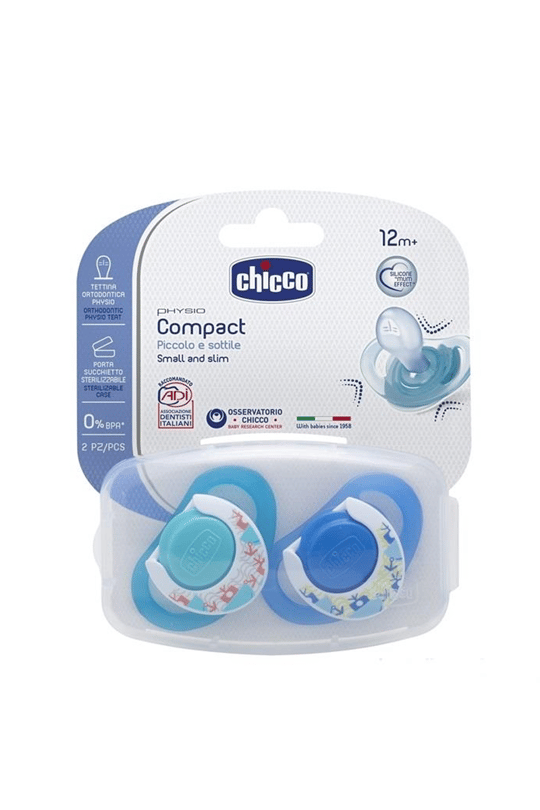 ЗалъгалкиChiccoChicco Physio Compact Emzik 12 ay+ (Mavi)
