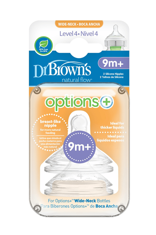 072239317563 | Dr.Brown's Geniş Ağız 4.Seviye 9+ Silikon Biberon Emziği 2'li | KozmovitalBiberonlar ve Biberon EmzikleriDr.BrownsDr.Brown's Geniş Ağız 4.Seviye 9+ Silikon Biberon Emziği 2'li