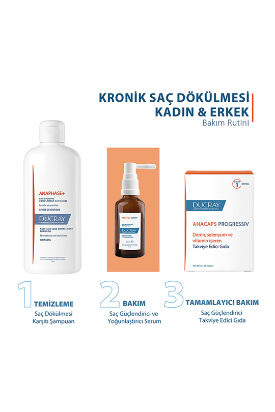 Ducray Anacaps Progressiv Takviye Edici Gıda 30 Kapsül
