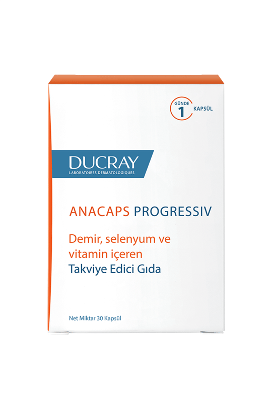 Ducray Anacaps Progressiv Takviye Edici Gıda 30 Kapsül