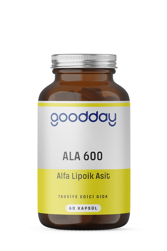Diğer TakviyelerGooddayGoodday Alfa Lipoik Asit 600 mg 60 Kapsül