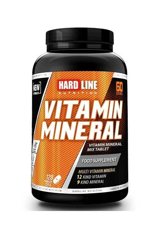 8697448359023 | Hardline Vitamin Mineral 120 Tablet | KozmovitalVitamin / MultivitaminHardlineHardline Vitamin Mineral 120 Tablet